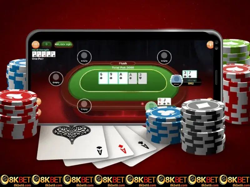 Trình tự những vòng cược của game Poker tại nhà cái